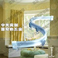 供應(yīng)重型超靜音可彎曲窗簾軌、窗簾滑道可任意彎曲,滑